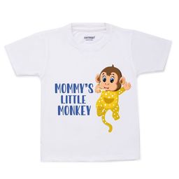 KNITROOT Kids White & Yellow Printed T-shirt-image-68