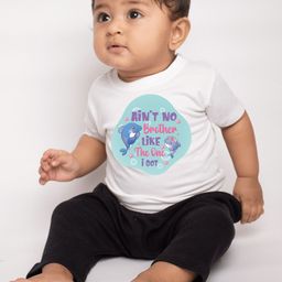 KNITROOT Infant Boys Typography Printed Knitted Cotton T-Shirt-57