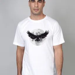 FFLIRTYGO Men White Printed Cotton T-shirt-image-94