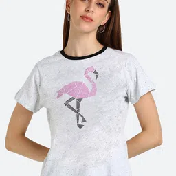shashvi Women Grey Printed embellished T-shirt-picture-25