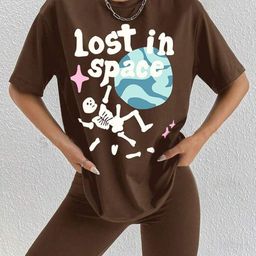 The Dry State Women Graphic Printed Round Neck Cotton Relaxed Fit T-shirt-image-11