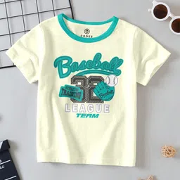 CODEZ Boys Typography Printed Cotton T-shirt-image-60