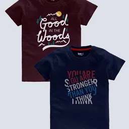 BAESD Boys Pack Of 2 Printed T-shirt-image-99