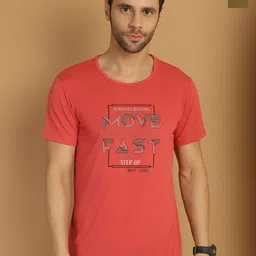 VIMAL JONNEY Pack of 2 Typography Printed Cotton T-shirts-image-88