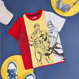 Pantaloons Junior Boys Avengers Printed Cotton T-shirt-image-95