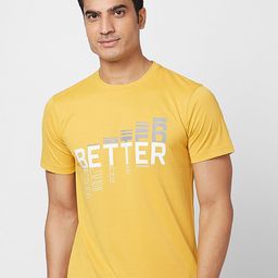 Parx Typography Printed Regular Fit T-shirt-image-5