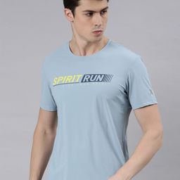 Xtep Typography Printed Round Neck Short Sleeves Sports T-shirt-image-7