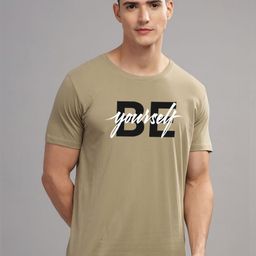 ADRO Men Typography Printed Applique T-shirt-image-76