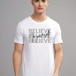 ADRO Men Typography Printed Applique T-shirt-image-16
