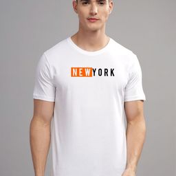 ADRO Men Typography Printed Applique T-shirt-image-70