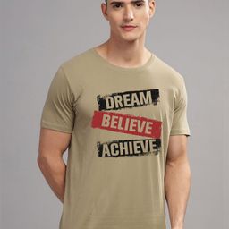 ADRO Men Typography Printed Applique T-shirt-image-91