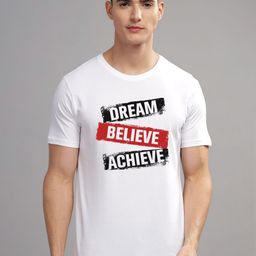 ADRO Men Typography Printed Applique T-shirt-image-94