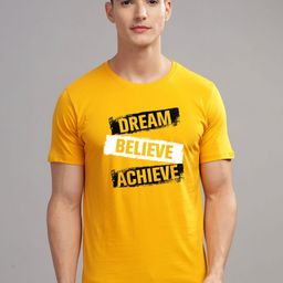 ADRO Men Typography Printed Applique T-shirt-image-73