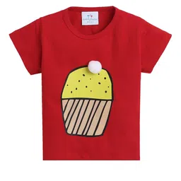 Knitting Doodles Girl Graphic Printed Round Neck Regular Fit Cotton T-Shirt-31