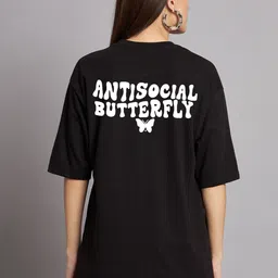 The Modern Soul Typography Printed Oversized T-shirt-image-77
