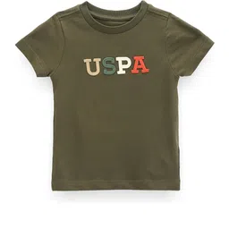 U.S. Polo Assn. Kids Boys Embroidered Detail Pure Cotton T-shirt-50