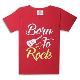 VIMAL JONNEY Kids Typography Printed Round Neck T-shirt-image-64