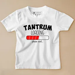 BE AWARA Kids Typography Printed Cotton T-shirt-picture-49