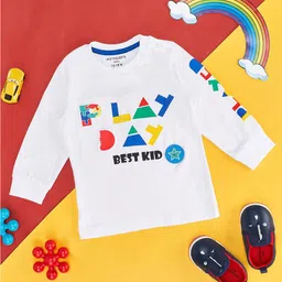 Pantaloons Baby Boys Typography Printed Cotton T-shirt-image-20