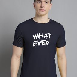 FBAR Typography Printed Round Neck Bio Wash Cotton T-shirt-picture-35