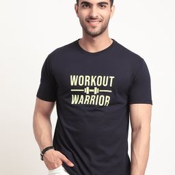 HOUSE OF VEDAS Typography Printed Short Sleeves T-shirt-image-11