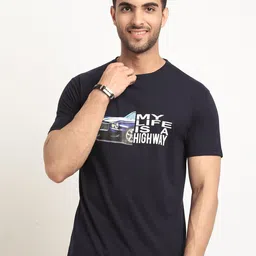 HOUSE OF VEDAS Typography Printed T-shirt-image-84