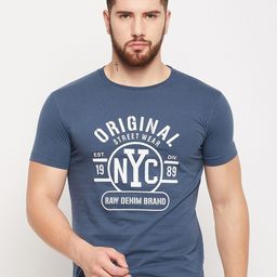 Cantabil Typography Printed T-shirt-image-86