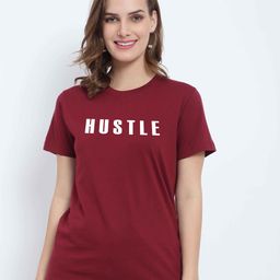 T-SHIRT TRUCK Typography Printed Cotton Casual T-Shirt-image-96