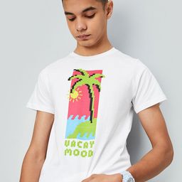 max Boys Graphic Printed Short Sleeves Cotton Casual T-shirt-image-59