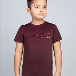 3PIN Boys Typography Printed Round Neck Short Sleeves T-shirt-image-44