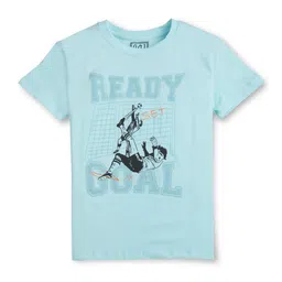 Gini and Jony Boys Typography Printed Cotton T-shirt-image-52