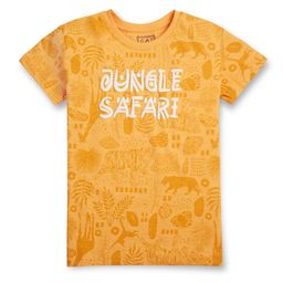 Gini and Jony Boys Conversational Printed Applique Cotton T-shirt-57