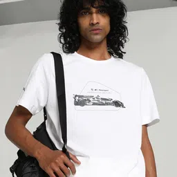 PUMA Motorsport BMW Graphic Printed Cotton T-shirt-image-74