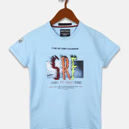 Monte Carlo Boys Typography Printed Cotton T-Shirt-image-86