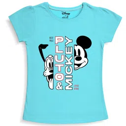 Minicult Girls Mickey & Friends Printed Cotton T-shirt-picture-46