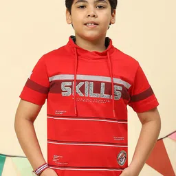Monte Carlo Boys Striped Hooded Casual Knitted Pure Cotton T-shirt-picture-48