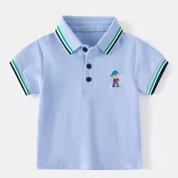 StyleCast Boys Polo Collar Pure Cotton T-shirt-image-80