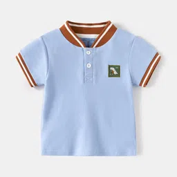 StyleCast Boys Henley Neck Pure Cotton T-shirt-picture-41