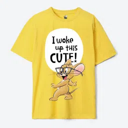 YK Warner Bros Boys Tom & Jerry Printed Pure Cotton Oversized T-shirt-14