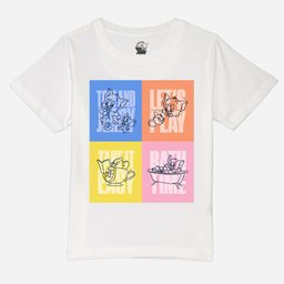 YK Warner Bros Boys Tom & Jerry Graphic Printed Pure Cotton T-shirt-image-53