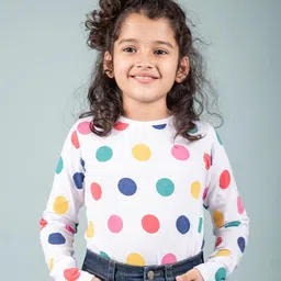 TWEENY MINI Girls Printed Pure Cotton Applique T-shirt-picture-54