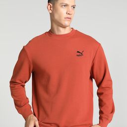 Puma Classics Jacquard Crew-Neck Cotton Sweatshirt-image-56