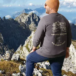 Sztori Plus Size Men Printed Back Sweatshirt-picture-3
