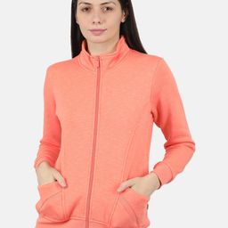 Monte Carlo Women Peach-Coloured Sweatshirt-image-10