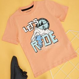 Pantaloons Junior Boys Graphic Printed Round Neck Cotton T-shirt-picture-21