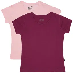 Bodycare Girls Pack Of 2 Round Neck Pure Cotton T-shirt-picture-19