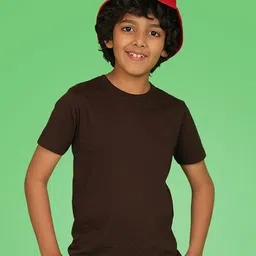 NUSYL Boys Round Neck Cotton T-shirt-image-98