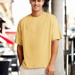 NOBERO Round Neck Cotton Oversized T-shirt-picture-19