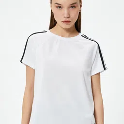 Koton Women Pockets T-shirt-image-69