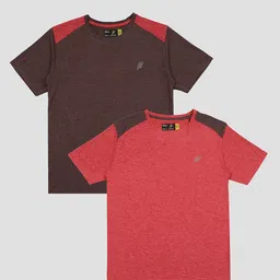 F&S Pack Of 2 Boys Moisture Wicking T-shirt-image-60